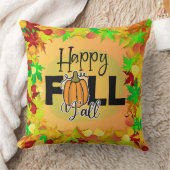 Coussin Joyeuse automne vous allez automne moisson Thanksg (Couverture)