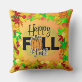 Coussin Joyeuse automne vous allez automne moisson Thanksg (Verso)