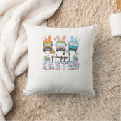 Coussin Joyeuse fête de Pâques Drôle de chauffeur de bus s (Couverture)