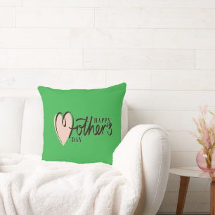 Coussin Joyeuse fête des mères - Élégante conception du co