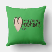 Coussin Joyeuse fête des mères - Élégante conception du co (Verso)