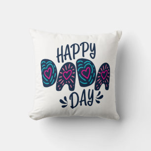 Coussin Joyeuse fête du Dada Bonne Fête des pères   Oreill