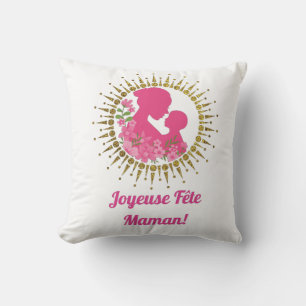 Coussin Joyeuse Fête Maman 