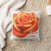 Coussin "Joyeuse Journée des Roses 2025 🌹 | Une floraison (Couverture)
