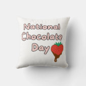 Coussin Joyeuse journée nationale du chocolat (Verso)