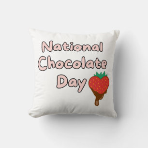Coussin Joyeuse journée nationale du chocolat