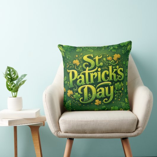 Coussin Joyeuse Saint-Patrick (Chaise)
