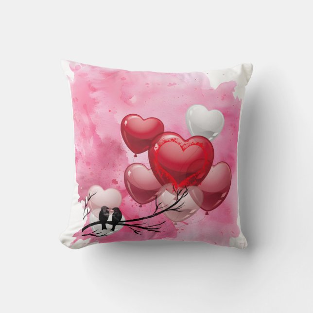 Coussin Joyeuse Saint-Valentin (Recto)