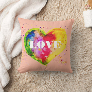 Coussin Joyeuse Saint-Valentin Couple Gay LGBT