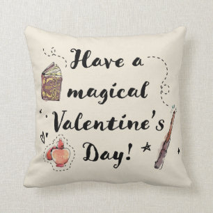 Coussin Joyeuse Saint-Valentin Magique