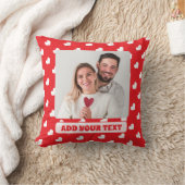 Coussin Joyeuse Saint-Valentin Moderne Motif d'Amour (Couverture)