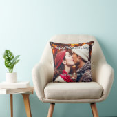 Coussin Joyeuse Saint-Valentin Photo & Noms Personnalisés (Chaise)