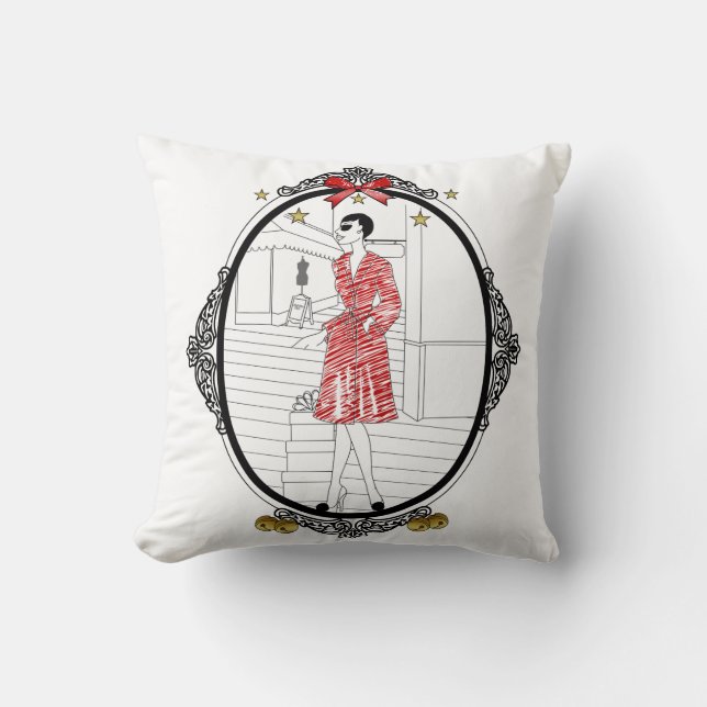 Coussin Joyeuses Fêtes (Recto)