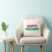 Coussin Joyeuses Fêtes Joyeux Noël Période des Fêtes (Chaise)