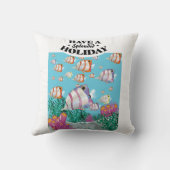 Coussin Joyeuses Fêtes, Porte-clés (Verso)