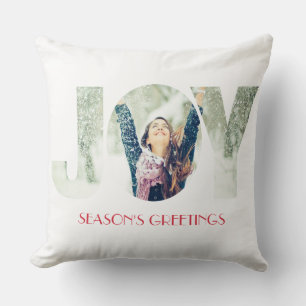 Coussin Joyeuses Fêtes (ROUGE)