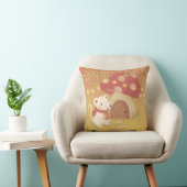 Coussin Joyeuses journées d'automne avec souris (Chaise)