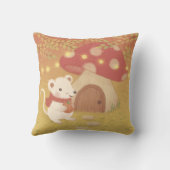 Coussin Joyeuses journées d'automne avec souris (Verso)