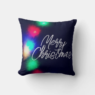 Coussin Joyeuses lumières de Noël