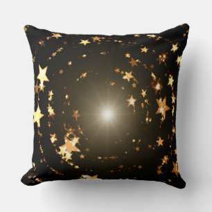 Coussin Joyeuses vacances Black et Gold