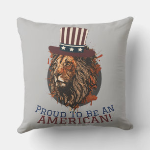 Coussin Joyeux 4 juillet fête de l'indépendance Parti amér