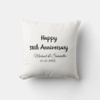 Joyeux 50e anniversaire ajoutez nom du couple date