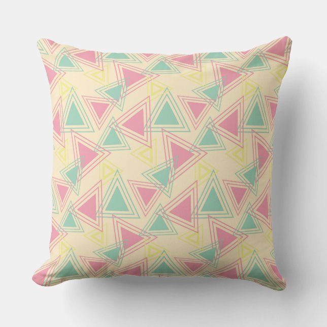 Coussin Joyeux Abstrait (Recto)