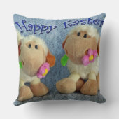 Coussin Joyeux agneaux de Pâques (Verso)