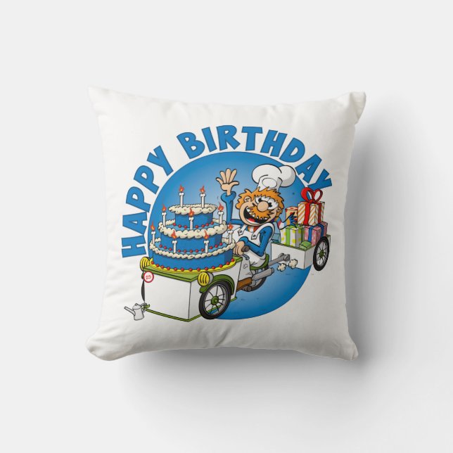 Coussin Joyeux anniversaire (Recto)