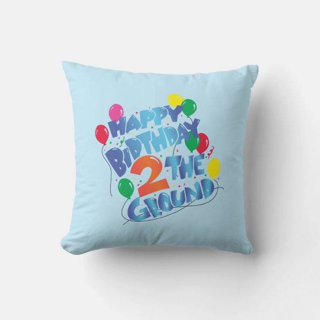 Coussin Joyeux anniversaire (Recto)