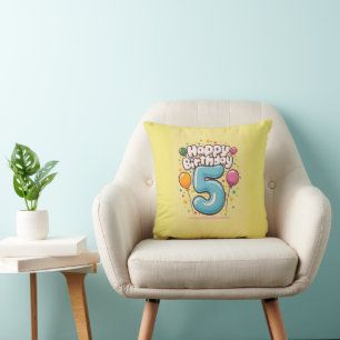 Coussin Joyeux anniversaire 5
