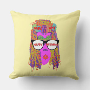 Coussin Joyeux Anniversaire Curiosité En Un Coup D'oeil 