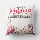 Coussin Joyeux anniversaire de mariage  (Verso)