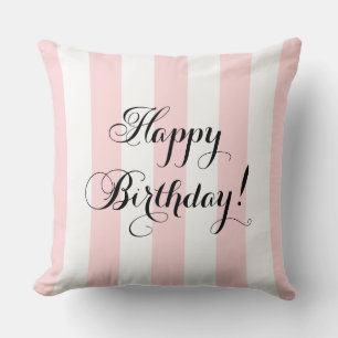 Coussin Joyeux anniversaire élégant