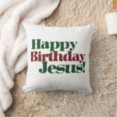 Coussin Joyeux anniversaire Jésus c'est Noël (Couverture)