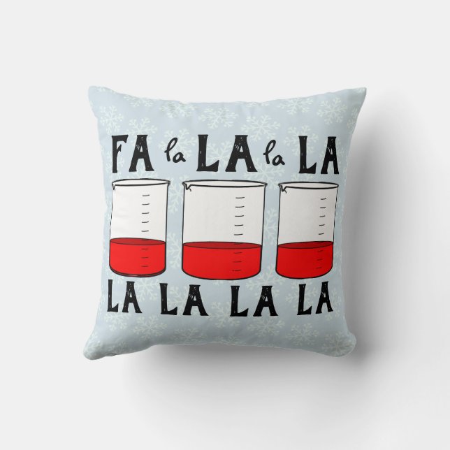 Coussin Joyeux Beaker Beaker Enseignant en sciences de Noë (Verso)