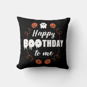 Coussin Joyeux Boothday To Me Fun Halloween Anniversaire
