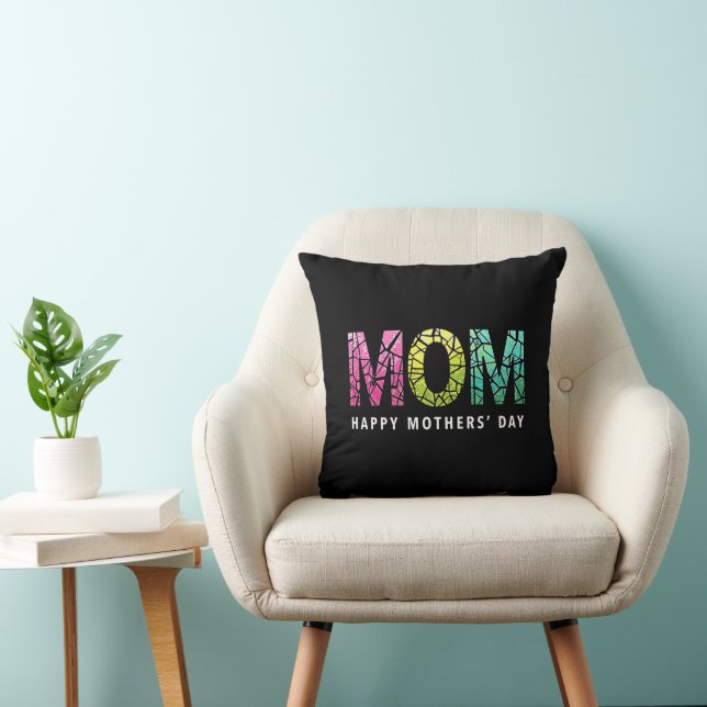 Coussin Joyeux cadeau de fête des mères (Chaise)