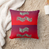 Coussin Joyeux canapé de Noël Festif (Couverture)