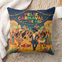 Joyeux Carnaval de Rio Colorful Dancers Celebratio