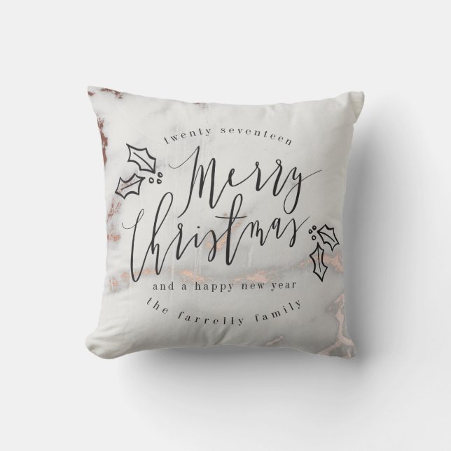 COUSSIN JOYEUX CHRISTMAS-MARBLE (Recto)