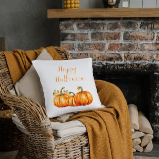 Coussin Joyeux Citrouilles d'Halloween