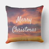 Coussin Joyeux coucher de soleil Ciel Nuages Nature Coloré (Verso)