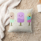 Coussin Joyeux crème glacée Smiling Bars & Popsicles (Couverture)