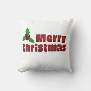Coussin Joyeux décor de la maison de Noël