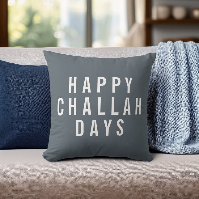 Coussin Joyeux Décor des Fêtes de Challah (Créateur téléchargé)