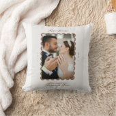 Coussin Joyeux et mariés premier Noël (Couverture)