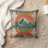 Coussin Joyeux gâteau d'anniversaire (Couverture)