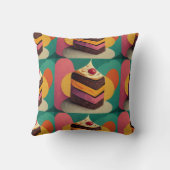 Coussin Joyeux gâteau d'anniversaire (Verso)