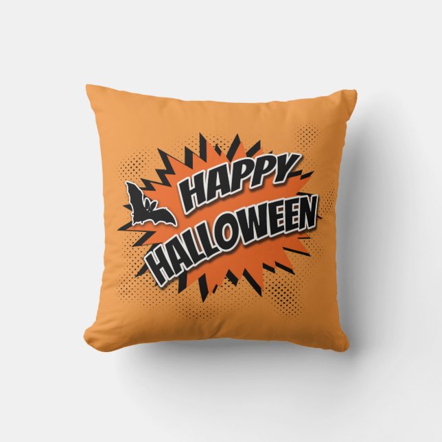 Coussin Joyeux Halloween (Recto)